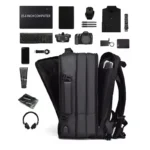 16 inch expandable business backpack with usb port banner 4
