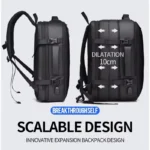 16 inch expandable business backpack with usb port banner 5