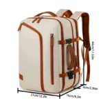 business casual backpack with usb port and anti theft zippers banner banner 4