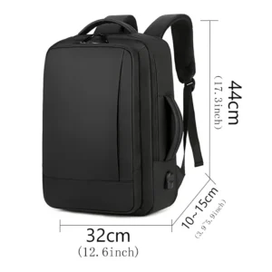 expandable travel backpack with usb charging banner 2