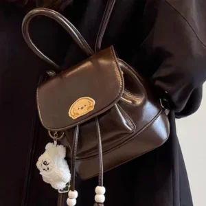 korean girl vintage fashion backpack banner 1