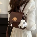 korean girl vintage fashion backpack banner 2