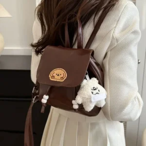 korean girl vintage fashion backpack banner 2