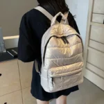 large capacity winter puffer school backpack banner banner 4