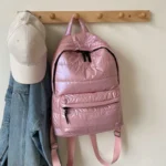 large capacity winter puffer school backpack banner banner 8