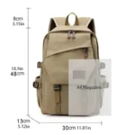lightweight canvas travel backpack banner 15