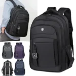multi functional large capacity travel laptop backpack banner 7