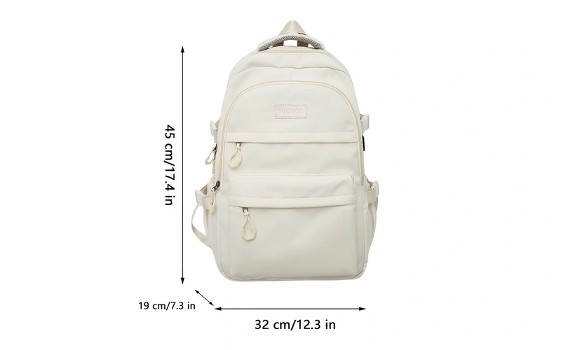 multi layer large capacity preppy couple travel backpack feature 1