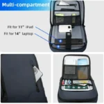 slim 15.6 inch waterproof laptop backpack with usb port banner 5