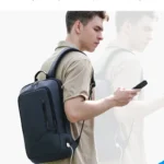 slim 15.6 inch waterproof laptop backpack with usb port banner 8