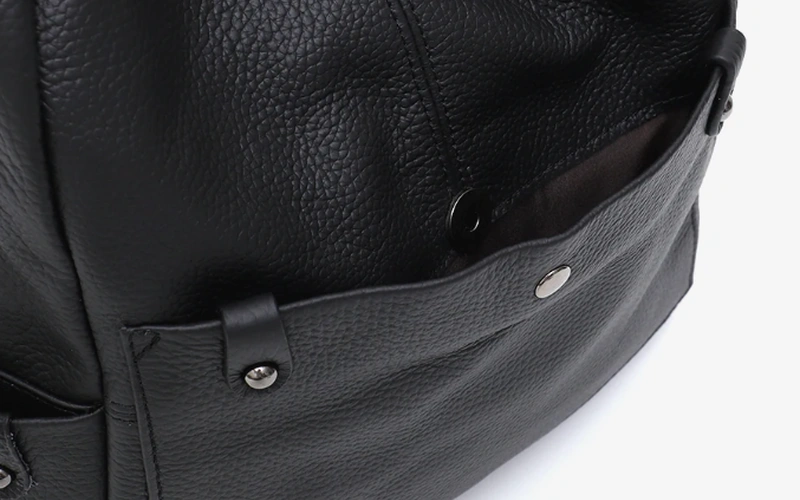 Soft Genuine Cowhide Leather Backpack