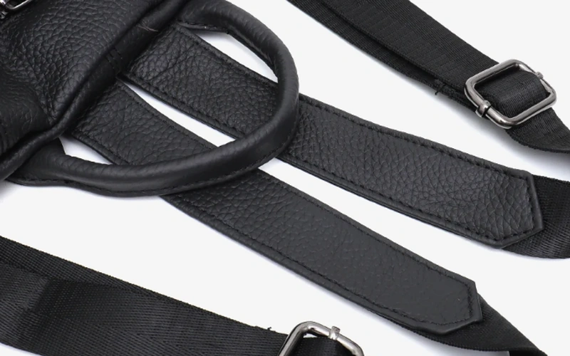 Soft Genuine Cowhide Leather Backpack