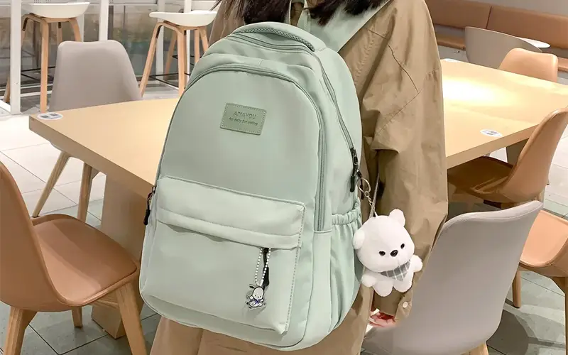 trendy waterproof laptop backpack for girls feature 1