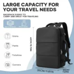 unisex large capacity laptop travel backpack banner 2