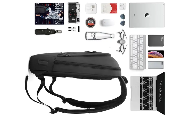 waterproof 14 inch business backpack feature 3